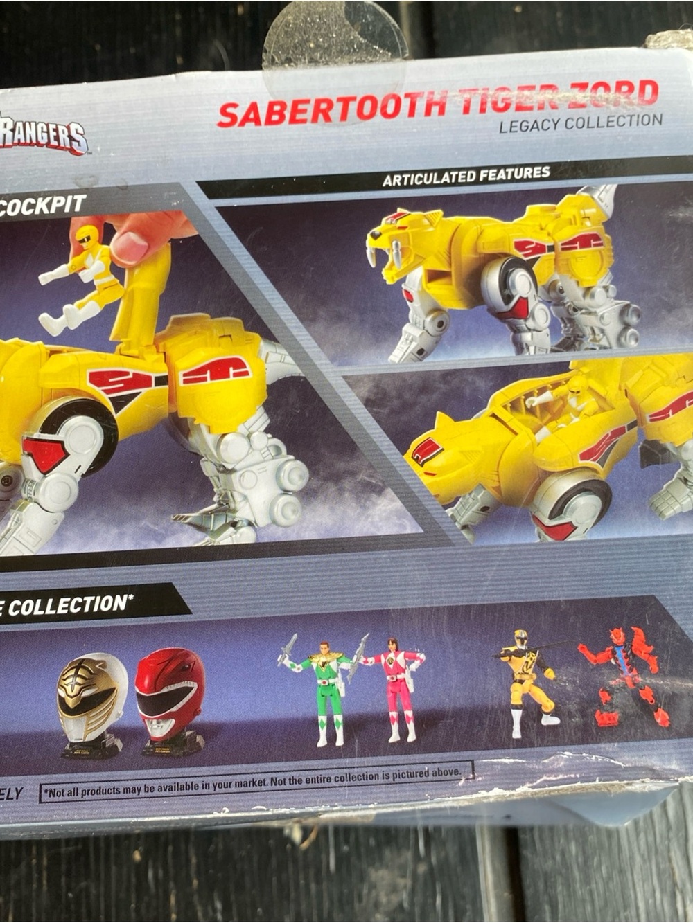 Power Ranger Sabertooth Tiger Zord & Yellow Ranger Pack - Picture 5 of 8